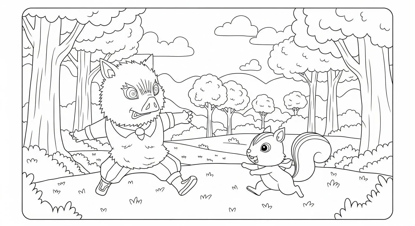 Tanjiro chạy nhanh