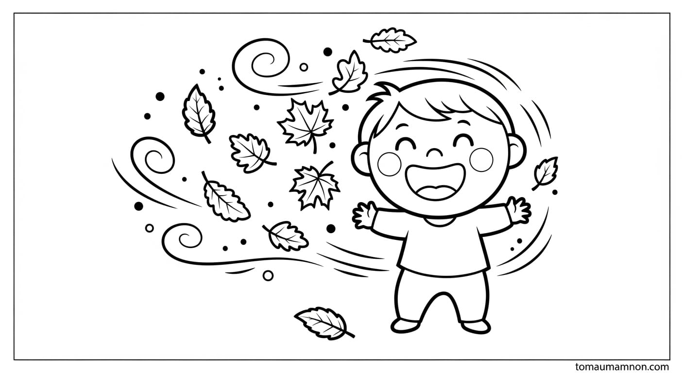 Tranh Tô Màu Thời Tiết Trẻ em vẽ cầu vồng