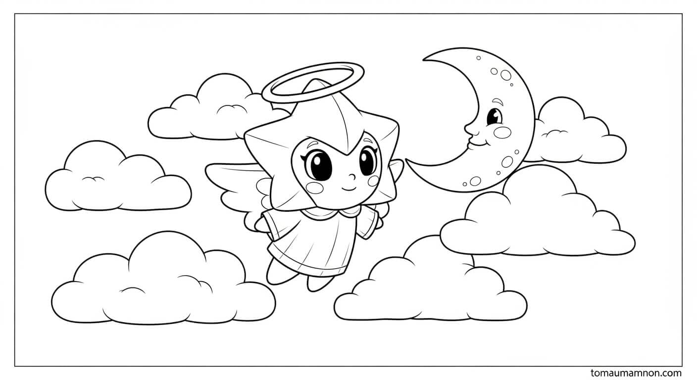 Tranh Tô Màu Thủy Thủ Mặt Trăng Các chiến binh mạnh mẽ