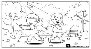 tranh to mau tro choi dan gian 9