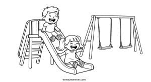 tranh to mau truong tieu hoc 1