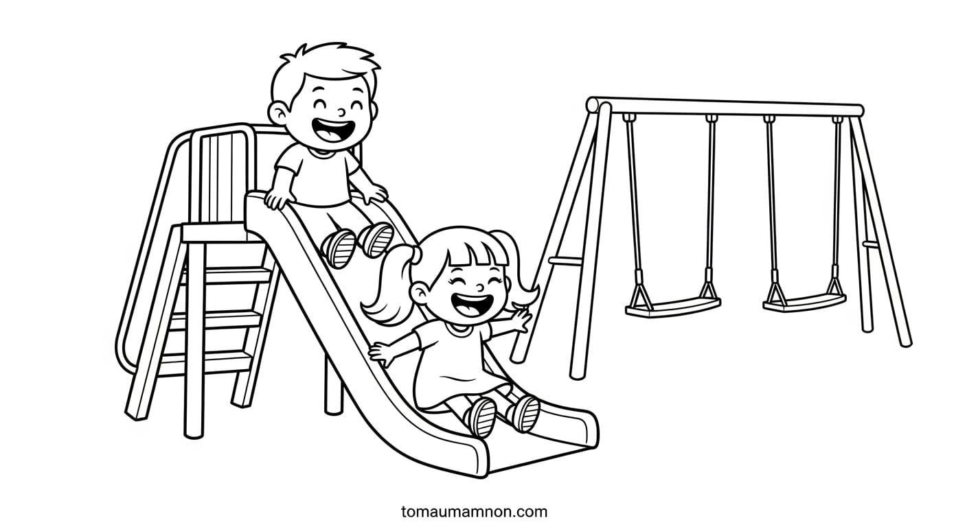 tranh to mau truong tieu hoc 1