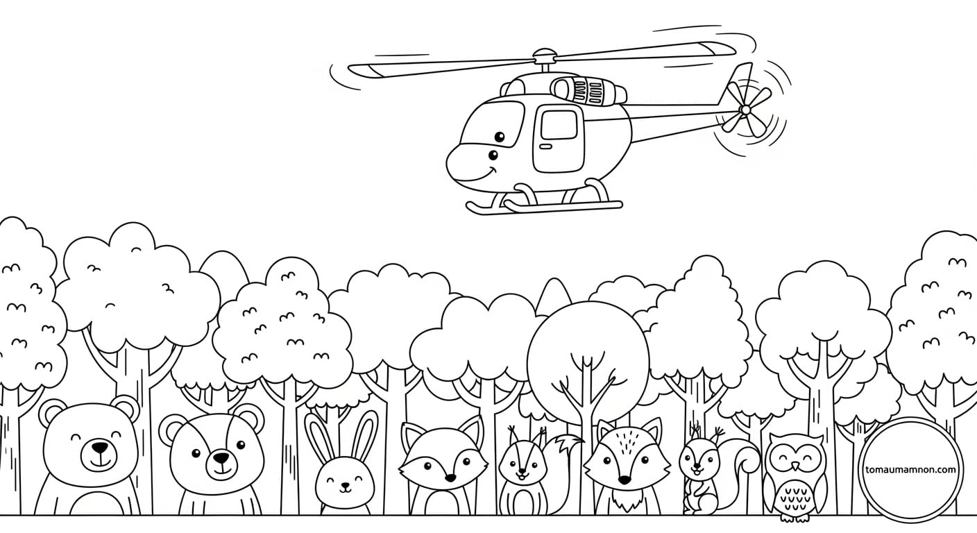 Tranh Tô Màu Xe Cứu Hộ tranh xe cứu hộ 4