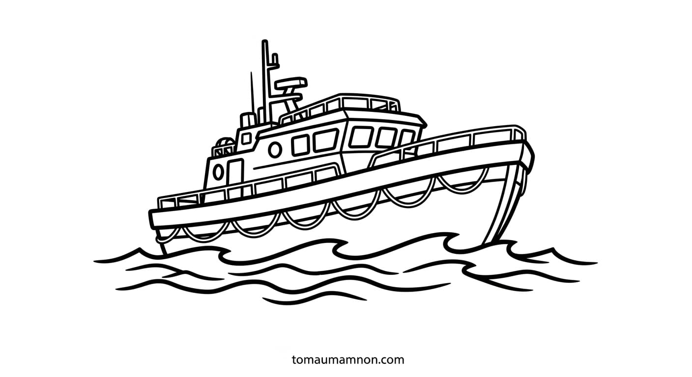 Tranh Tô Màu Xe Cứu Hộ tranh xe cứu hộ 5