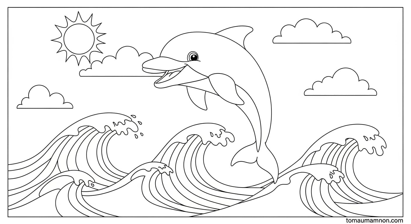 Tranh Vẽ Đại Dương San hô và cá