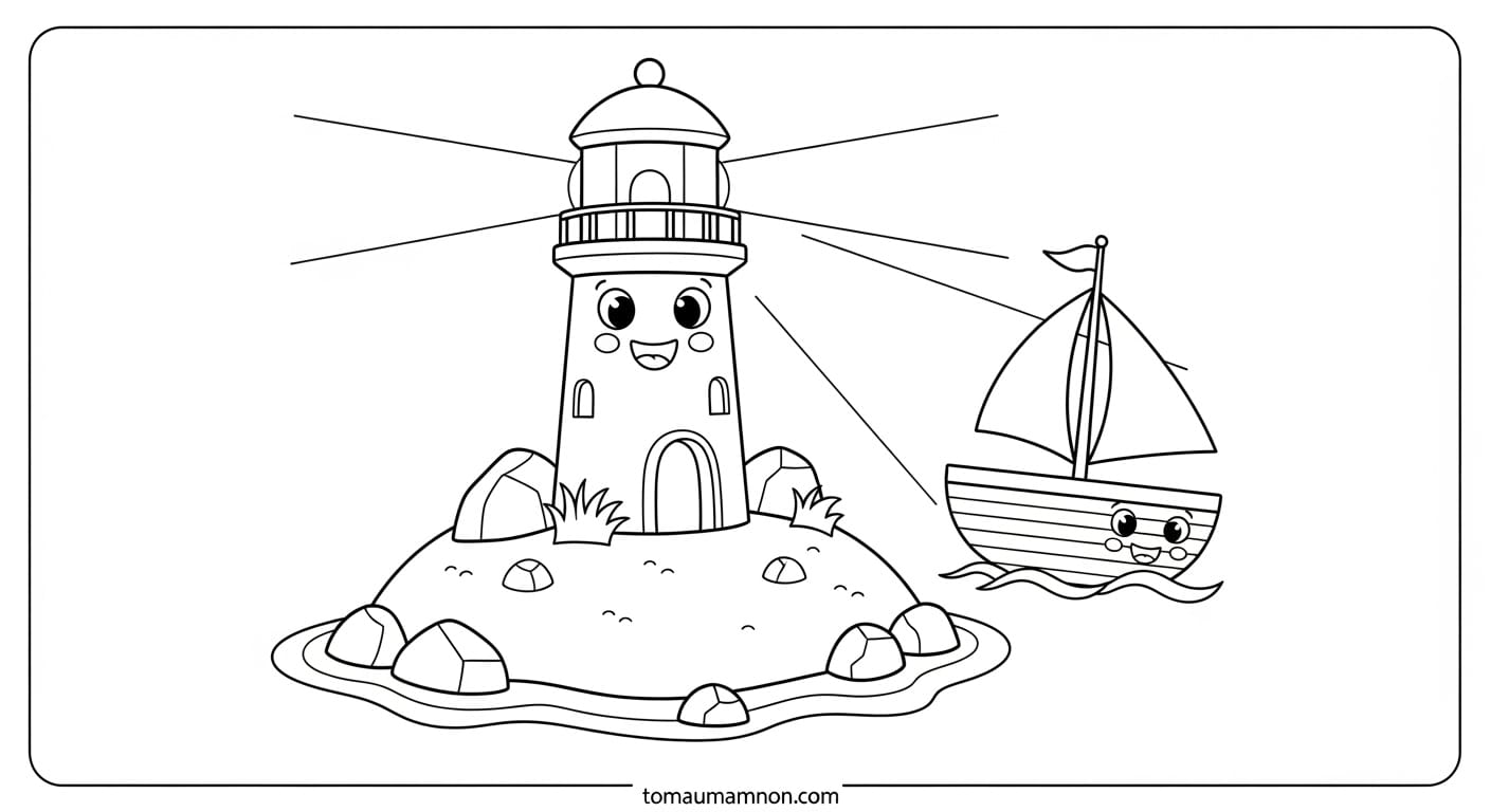 Tranh Vẽ Thuyền Trên Biển Thuyền gỗ đậu trên bến