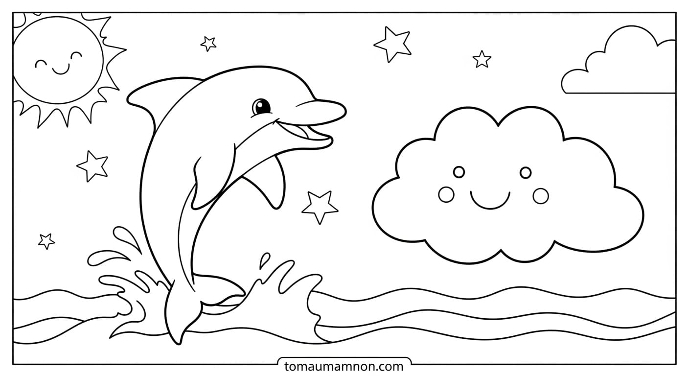 Tranh Vẽ Thuyền Trên Biển Thuyền trôi trên biển xanh