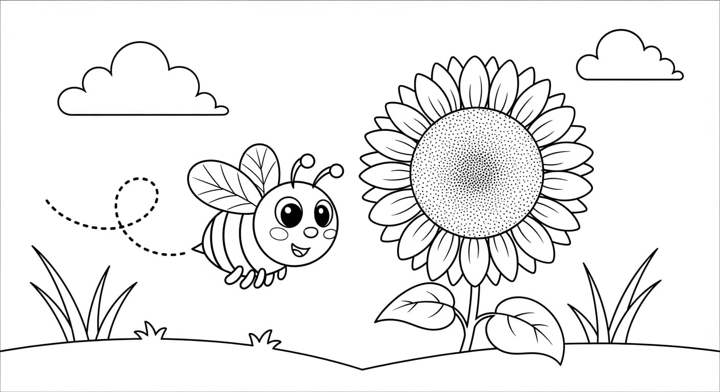 Tranh Vườn Hoa Hoa cúc trắng nở rộ