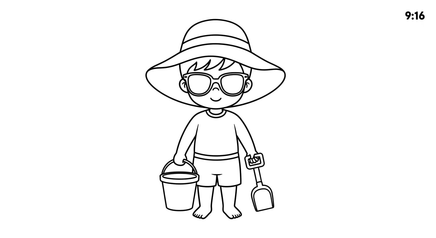 Vẽ Cảnh Mùa Hè Cây cỏ xanh tươi vào mùa hè