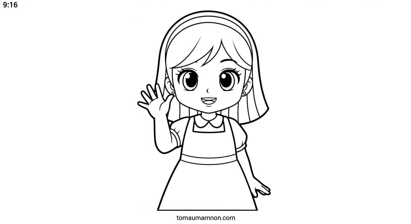 Vẽ Nhân Vật Anime Nữ Phong cách năng động