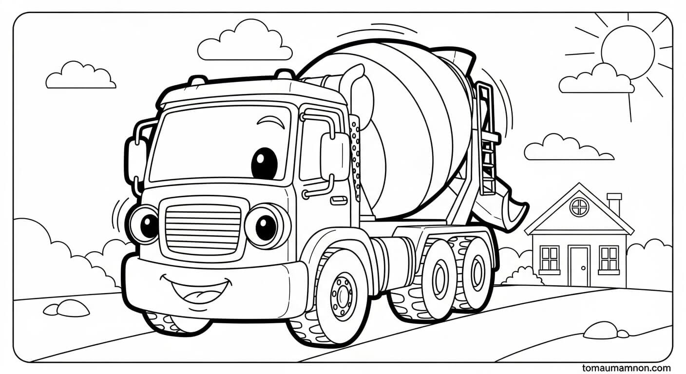 Xe Bồn Bê Tông Xe bồn bê tông đầu tiên