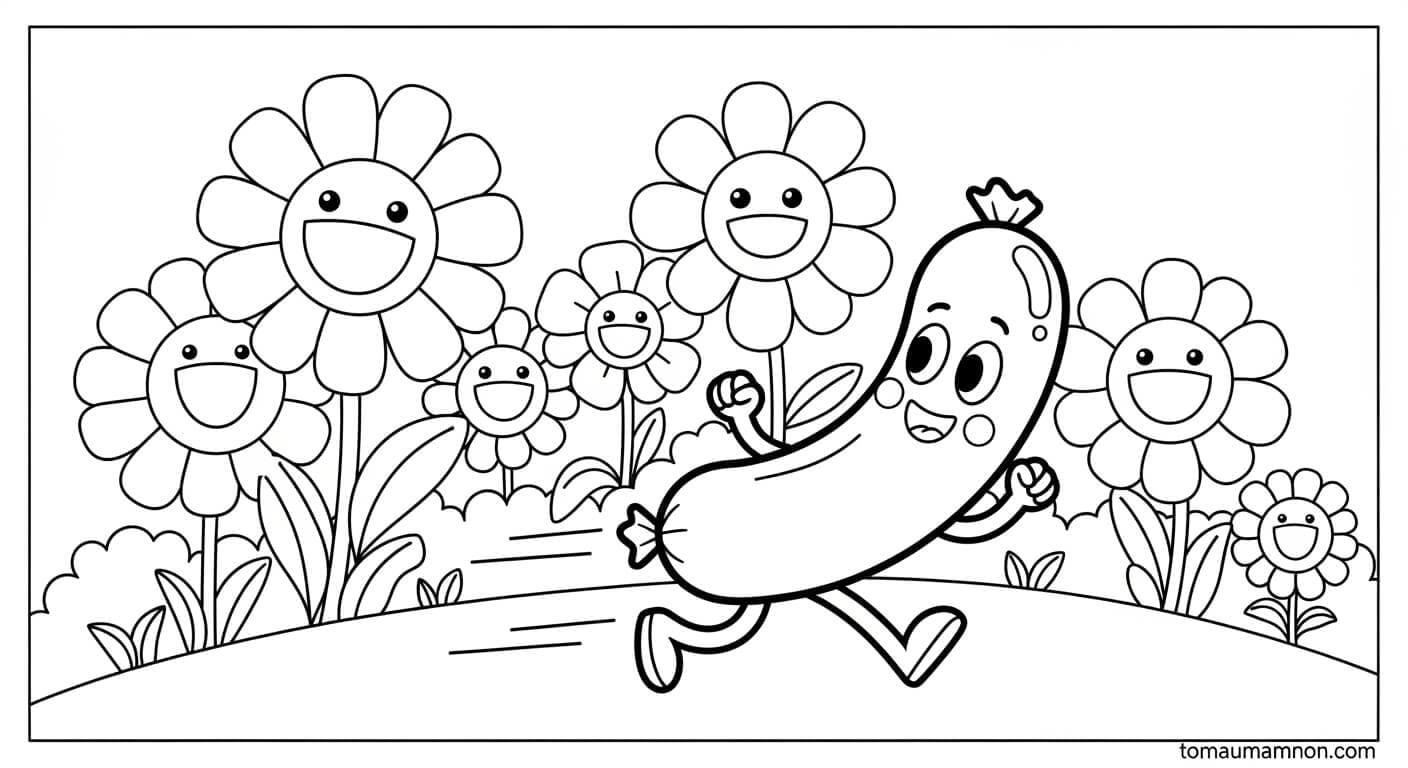 Xúc Xích Nhỏ Xúc xích trên bàn ăn