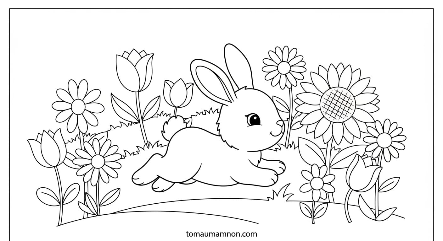 Hình tô màu con vật hoang dã