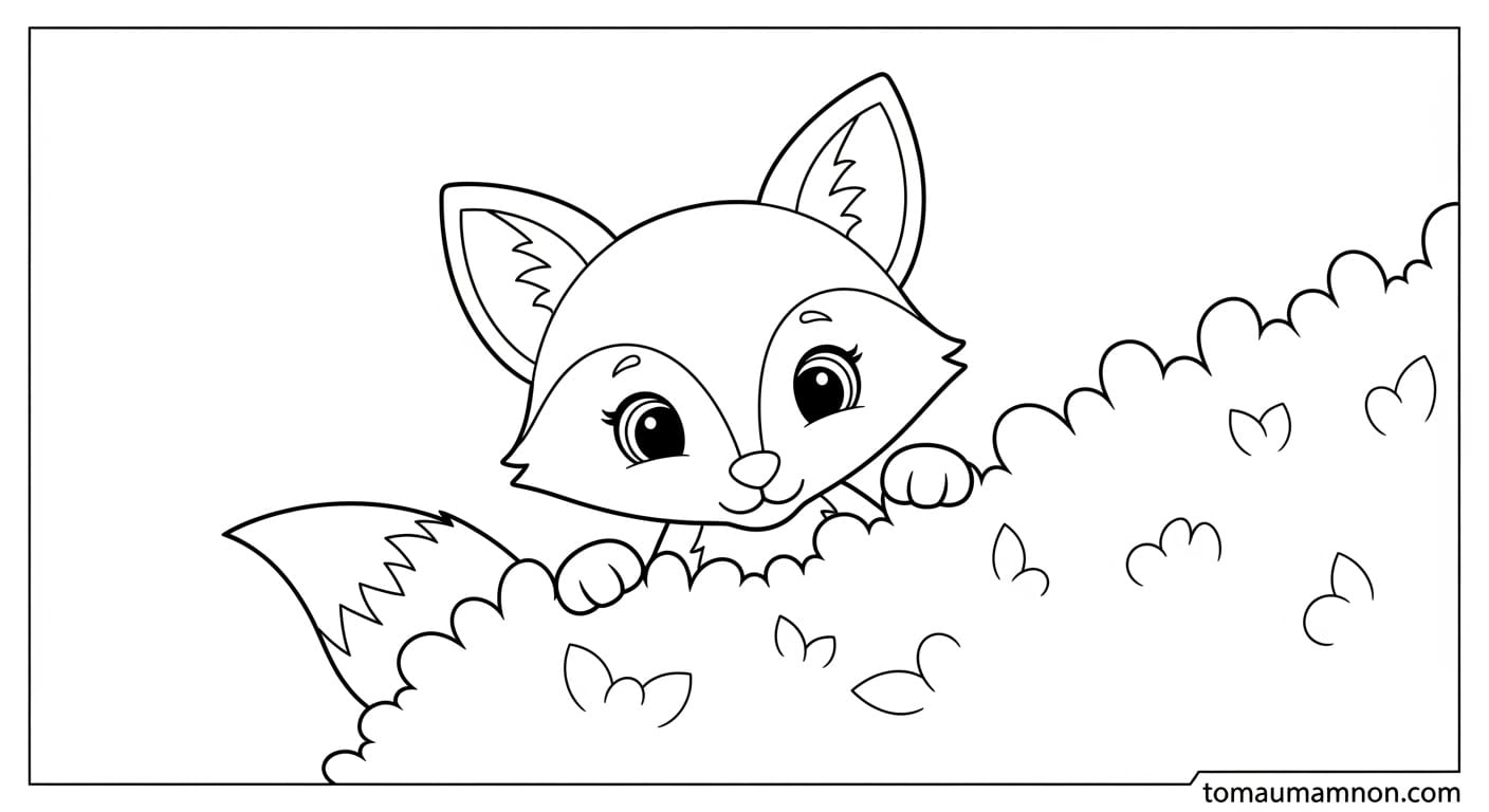 Tải và in hình tô màu con vật