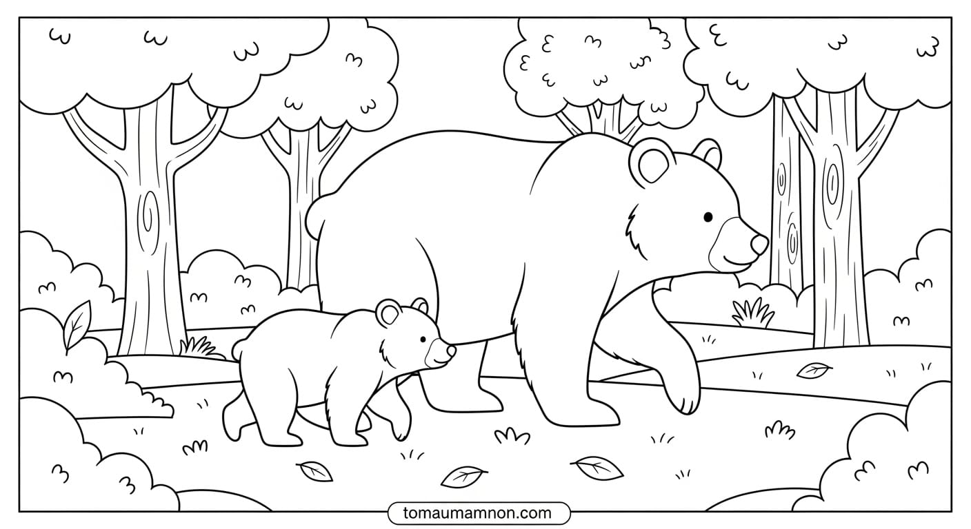 Bé sáng tạo với tô màu con vật