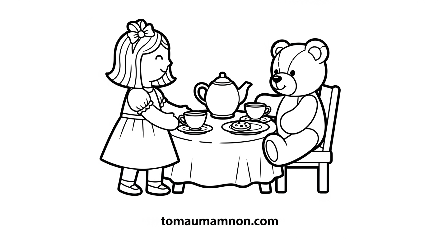 Hình Tô Màu Búp Bê Giấy Hướng dẫn tải và in hình tô màu búp bê giấy