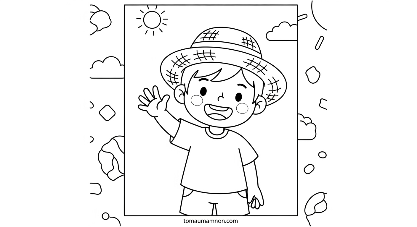 Hình Tô Màu Luffy tải miễn phí hình tô màu Luffy