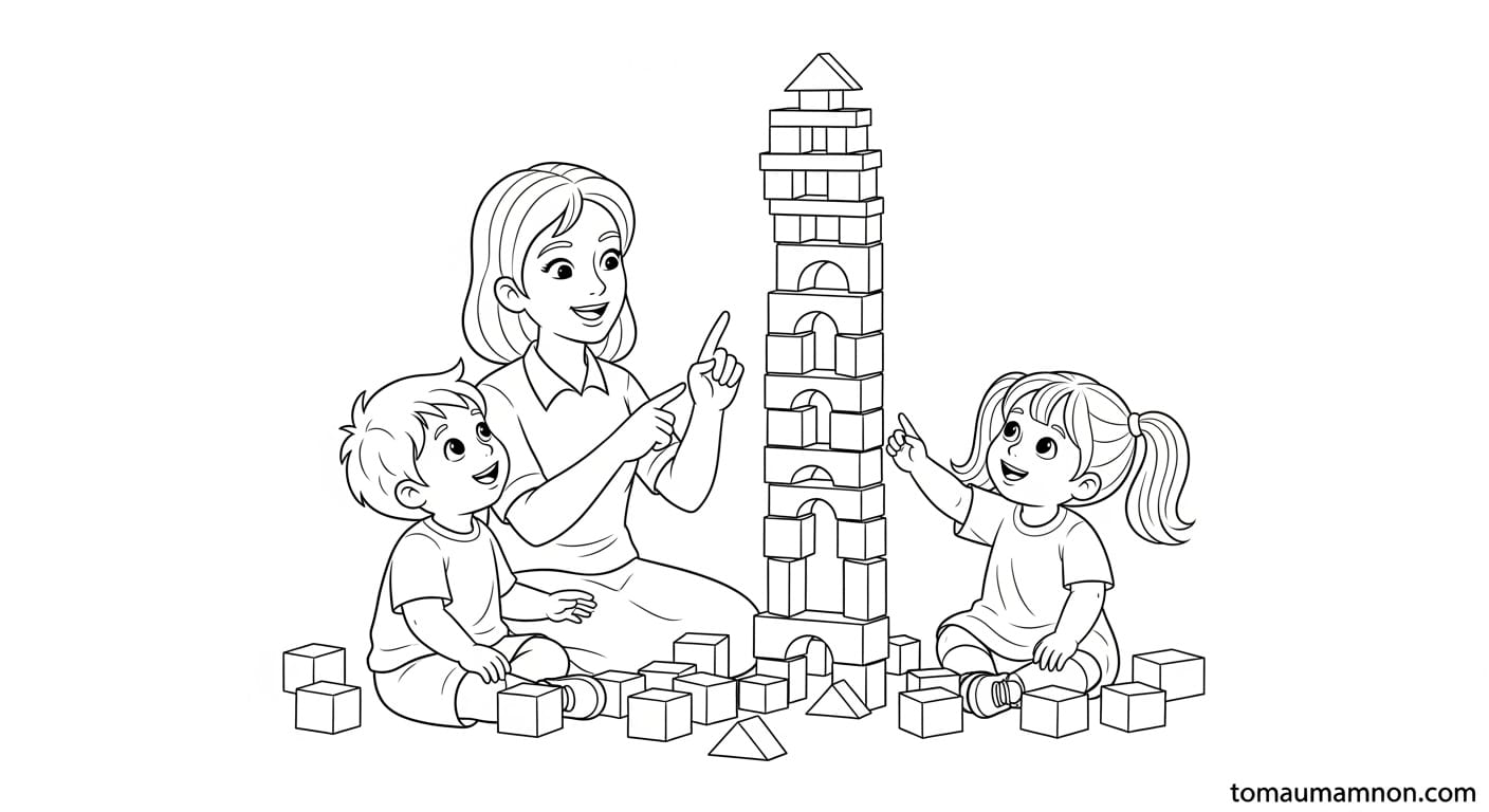 Hình Vẽ Cô Giáo Và Học Sinh Cô giáo và học sinh trong lớp học