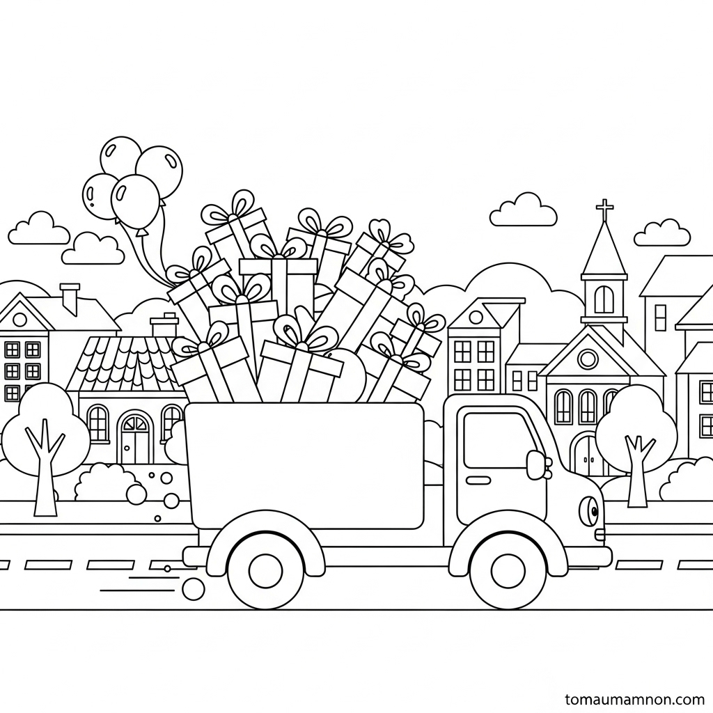 Sáng tạo với màu sắc xe tải