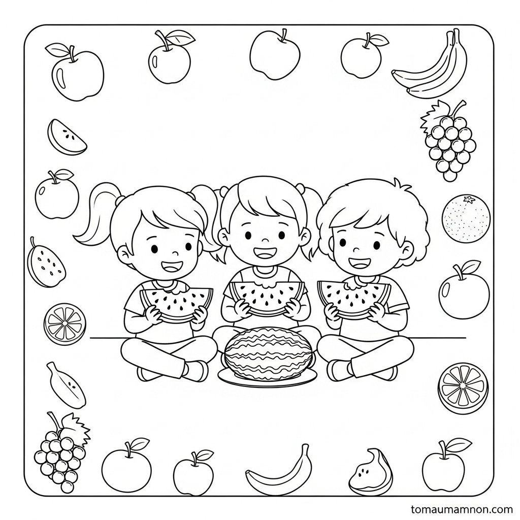 Tranh tô màu thuyền buôn đón Mai An Tiêm