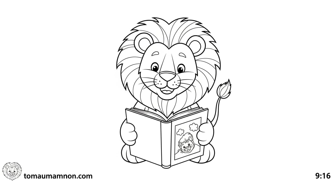 Sư Tử Tô Màu vua sư tử