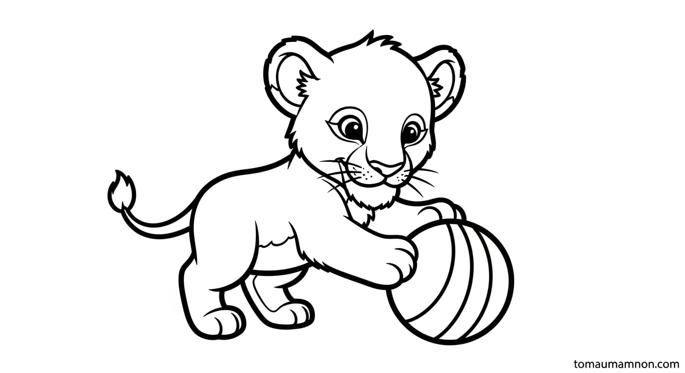 Sư Tử Tô Màu sư tử trong rừng