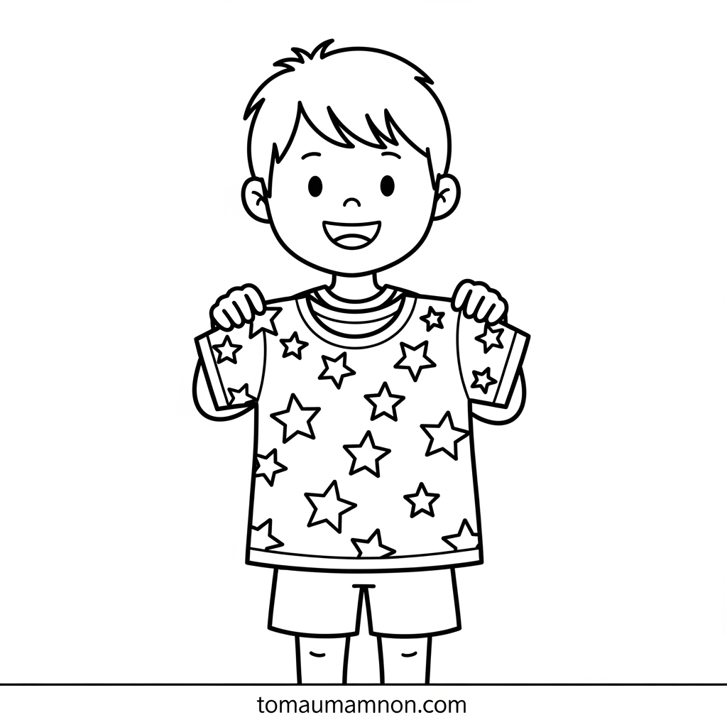 Tranh tô màu áo siêu nhân