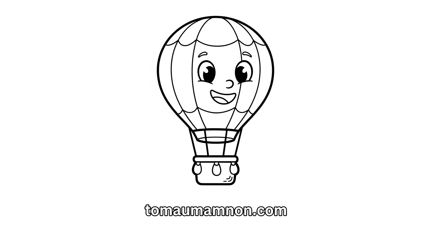 Tô Màu Bong Bóng Tranh tô màu bong bóng sinh nhật