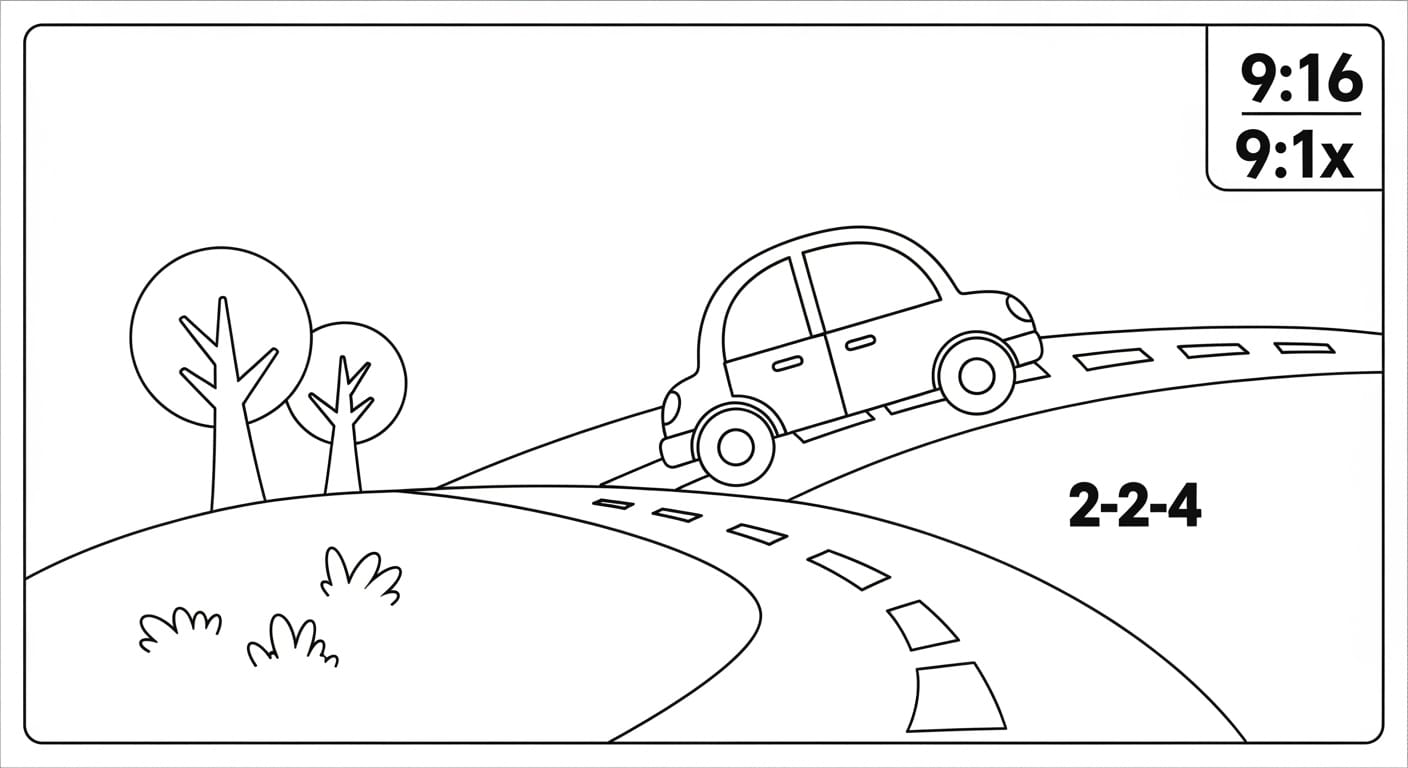 Bé gái cầm bút chì to