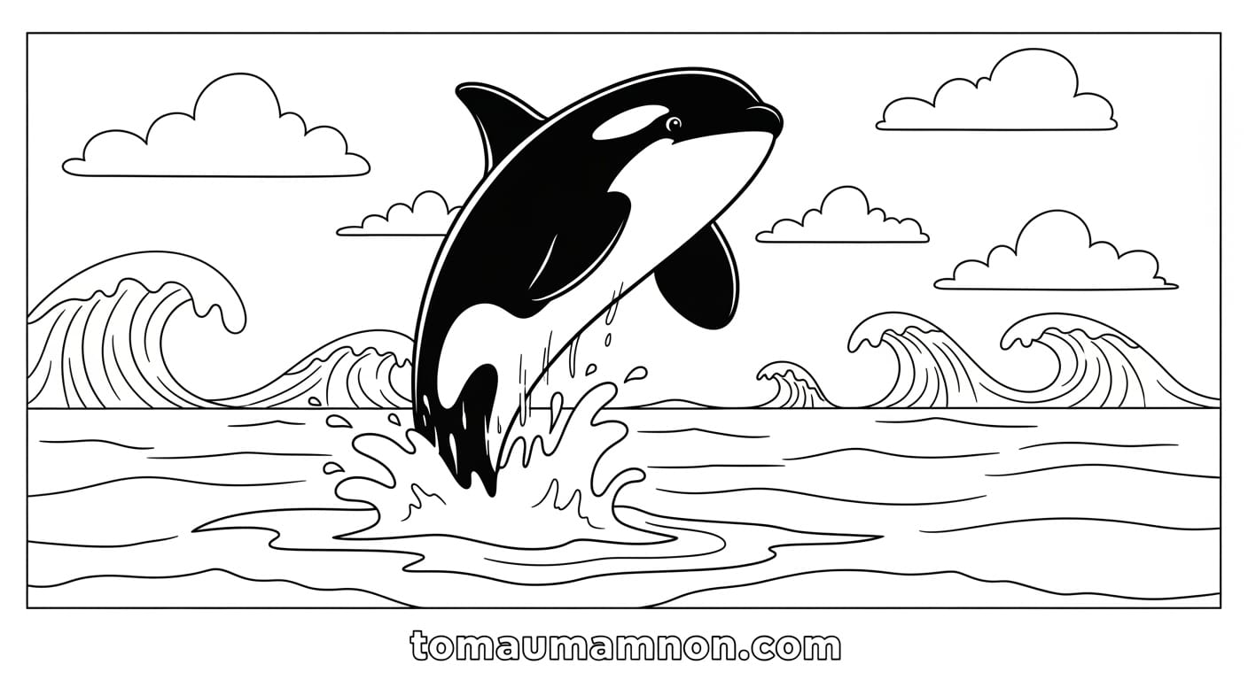 Cá voi sát thủ đang bơi