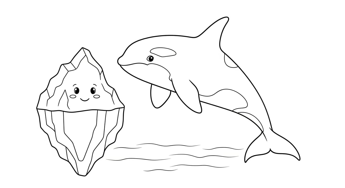 Cá voi sát thủ bên đám bọt nước