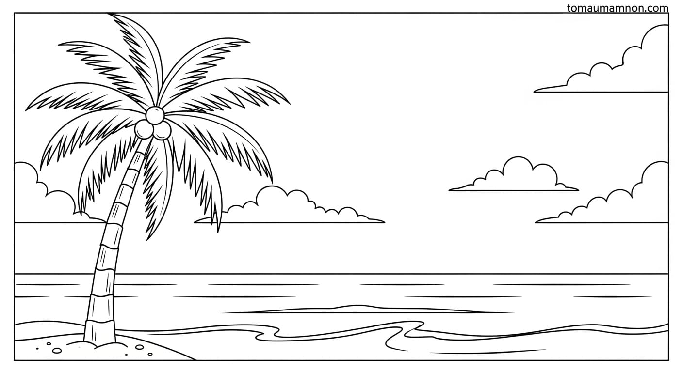 Cây dừa xanh tươi