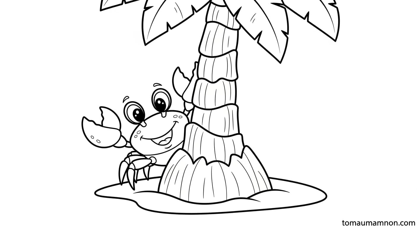 Cây dừa dưới ánh sáng mặt trời