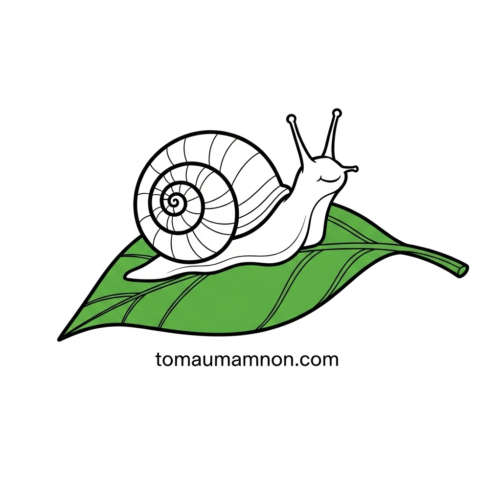 Tải Tranh Tô Màu Con Ốc Sên Miễn Phí Cho Bé Mầm Non Tải tranh tô màu con ốc sên dễ thương