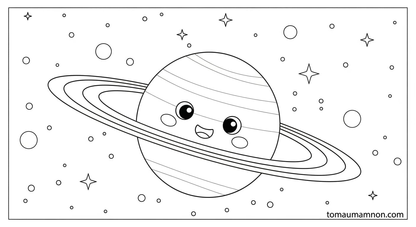 Tô Màu Hành Tinh Hành tinh đỏ sao Hỏa