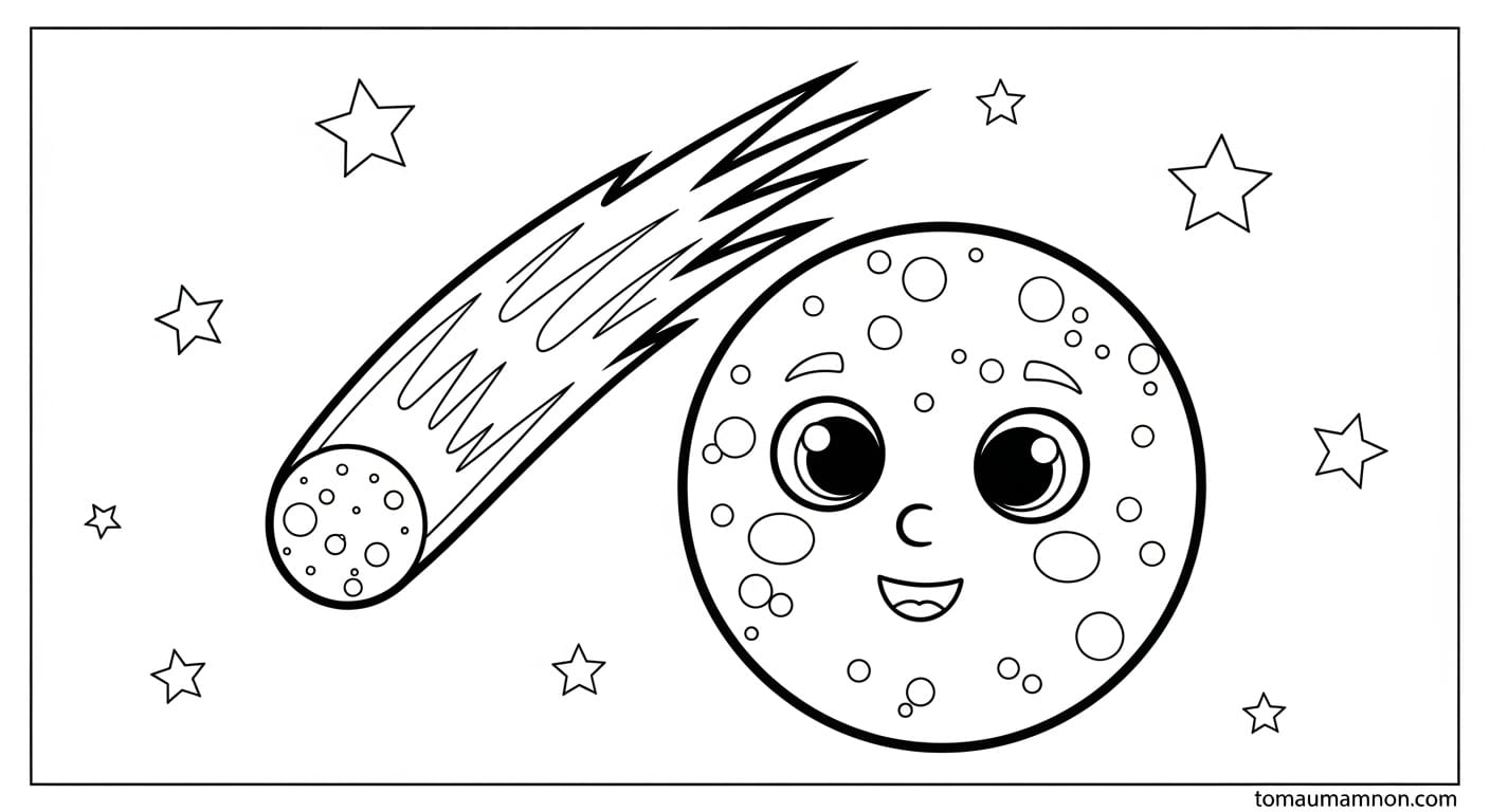 Tô Màu Hành Tinh Vũ trụ nhiều sắc màu