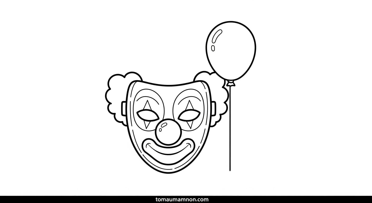 Tô Màu Mặt Nạ Mặt nạ hoạt hình