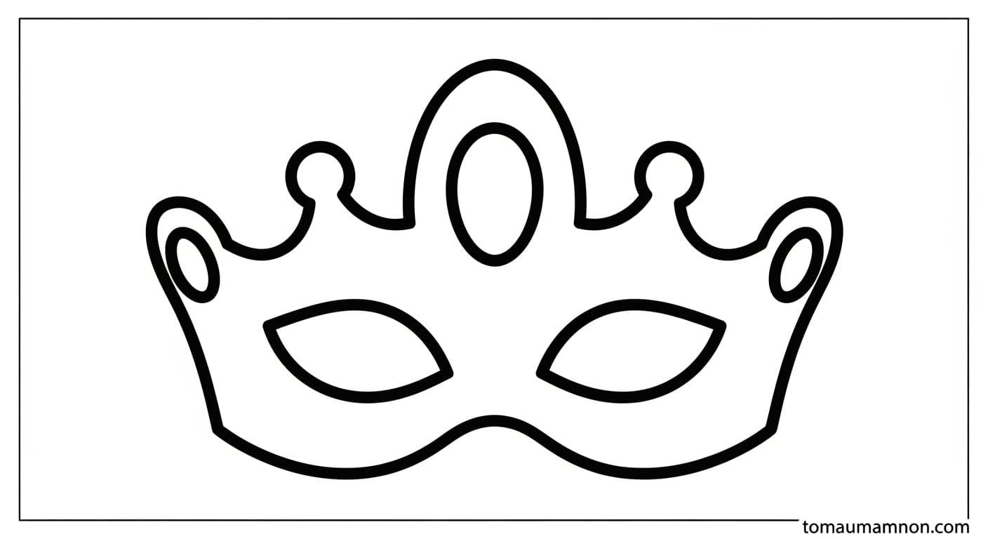 Tô Màu Mặt Nạ Mặt nạ sáng tạo