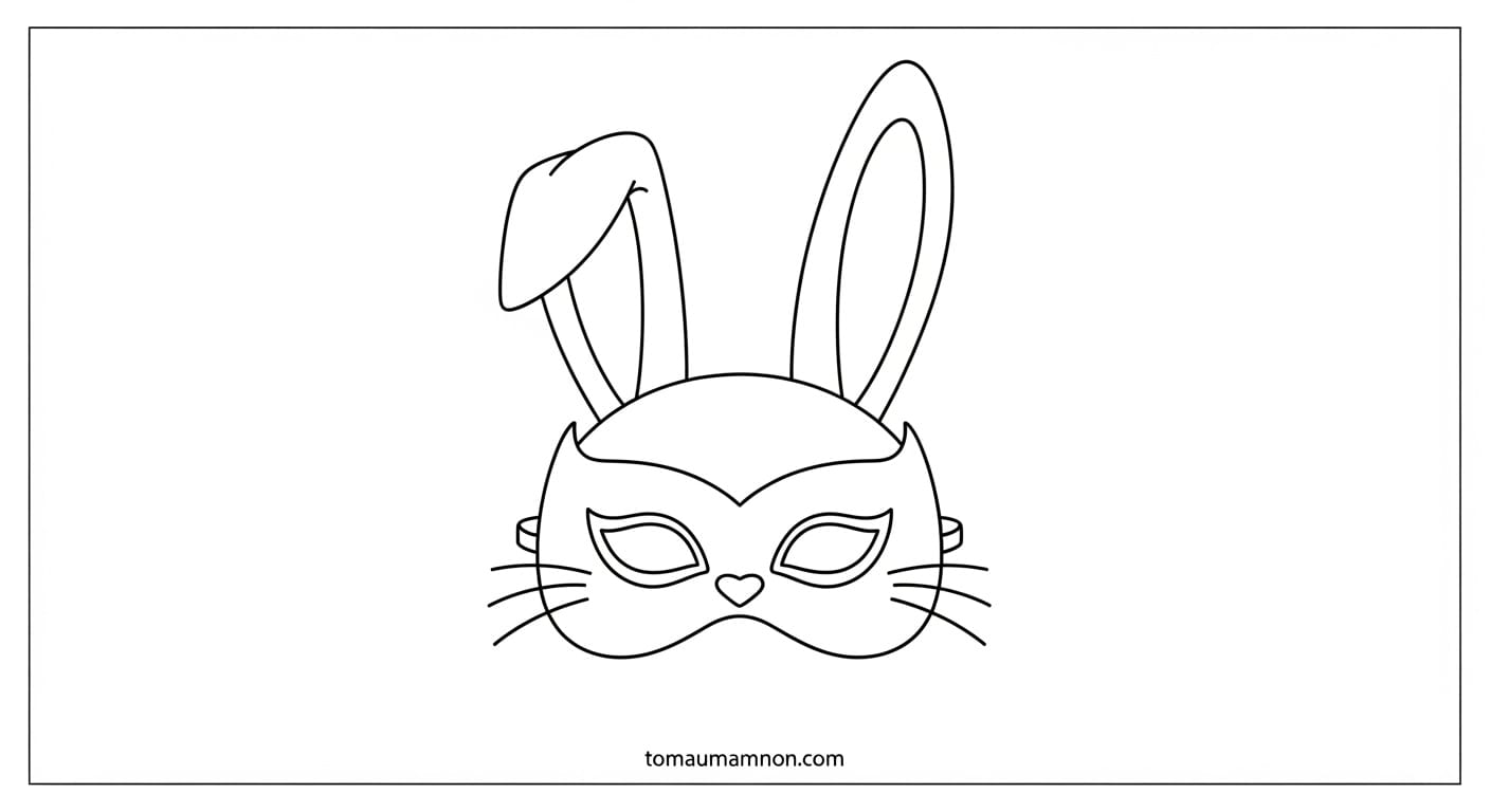 Tô Màu Mặt Nạ Thiết kế độc đáo