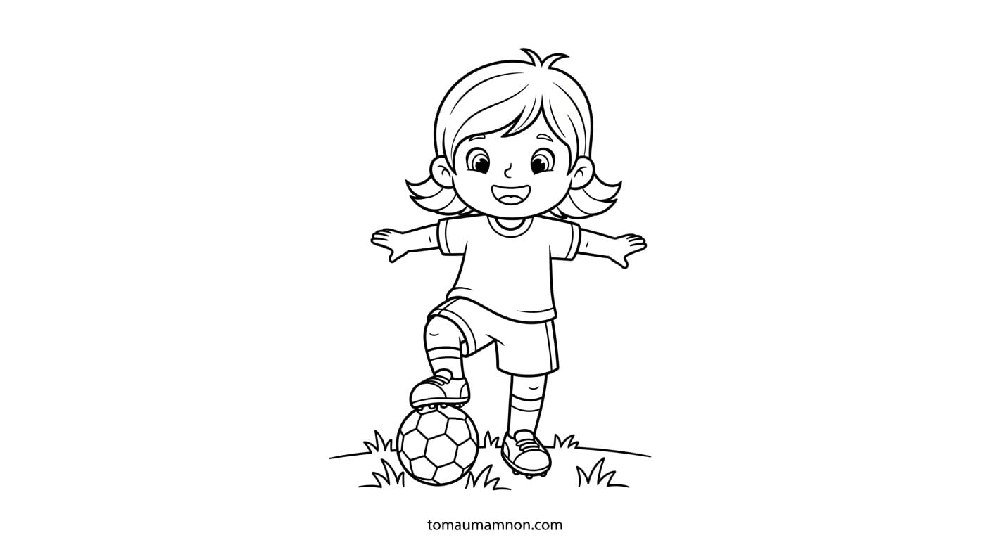 Tô Màu Messi Tranh tô màu Messi ăn mừng bàn thắng