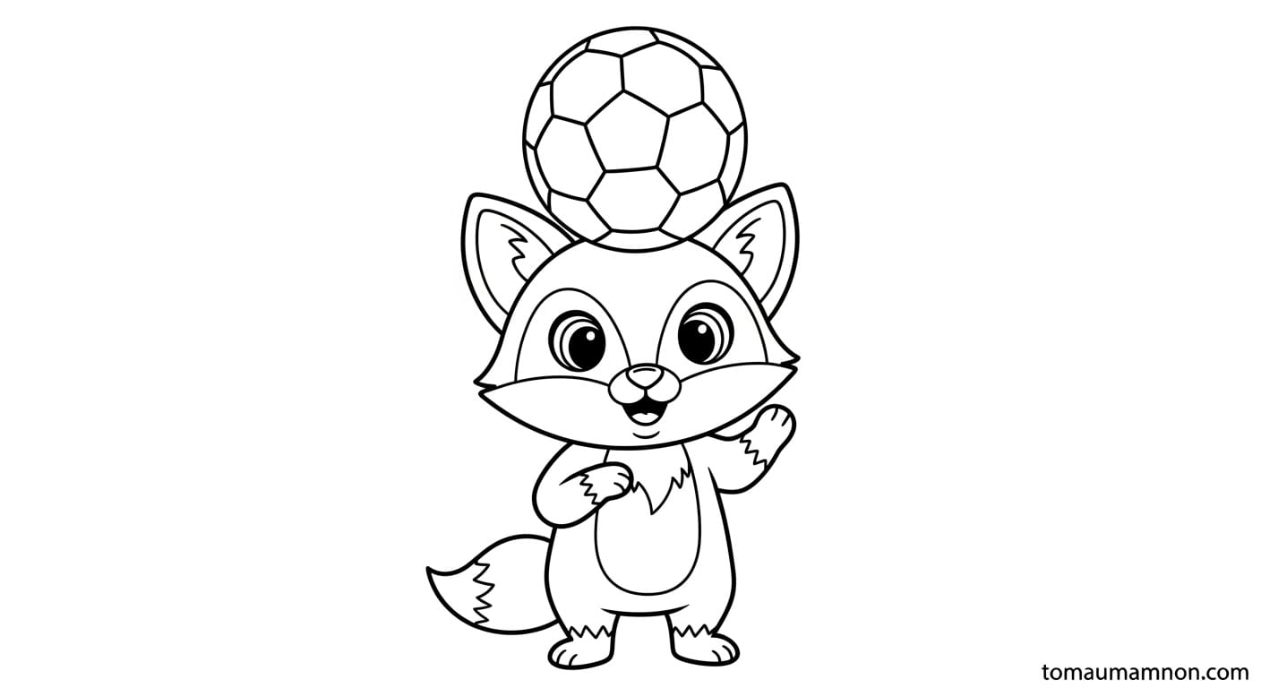 Tô Màu Messi Bé tô màu Messi sút bóng đầy uy lực