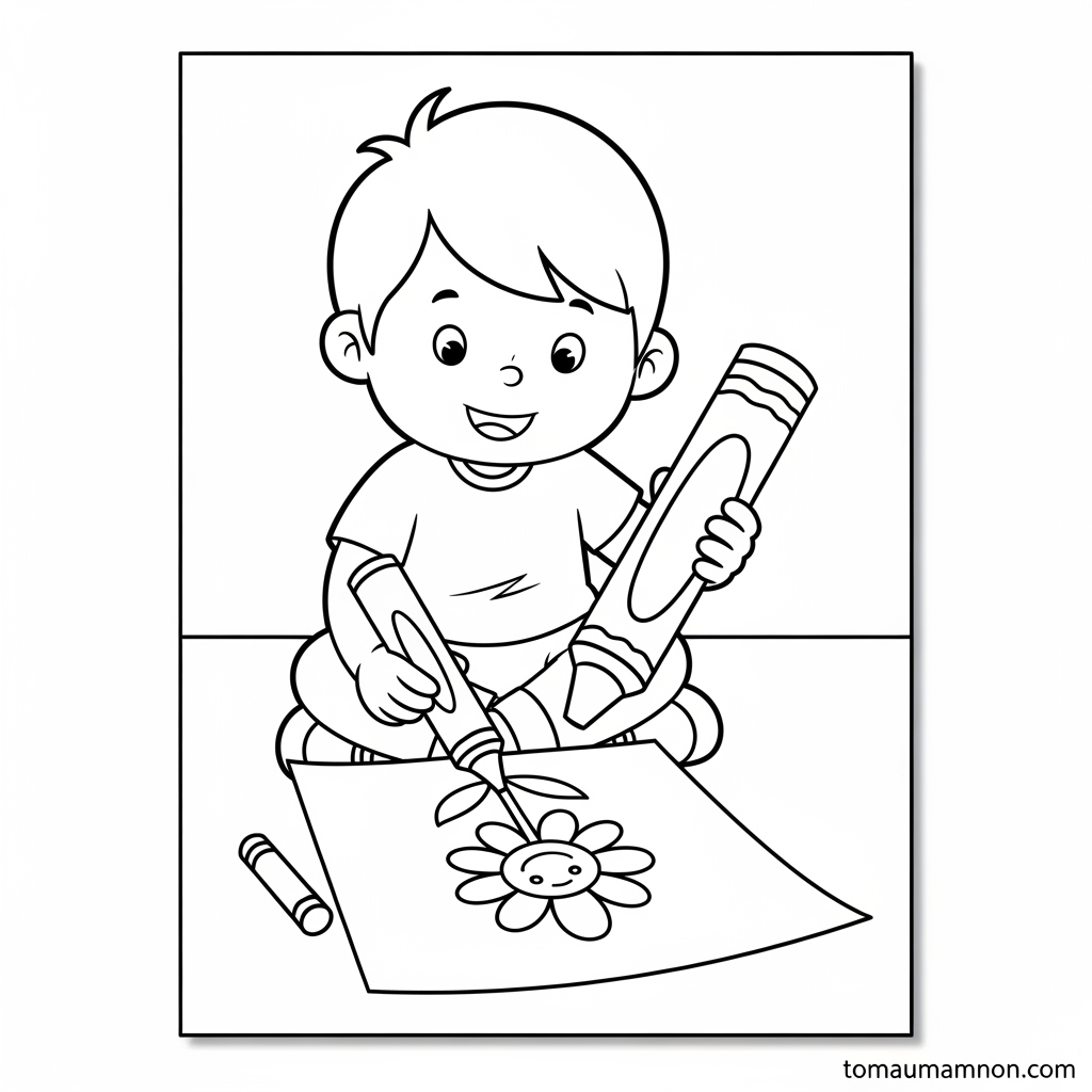 Tranh tô màu nghề nghiệp đa dạng