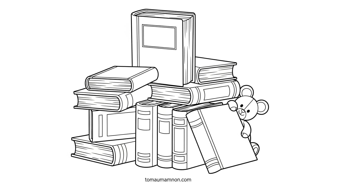 Tô Màu Quyển Sách quyển sách và động vật