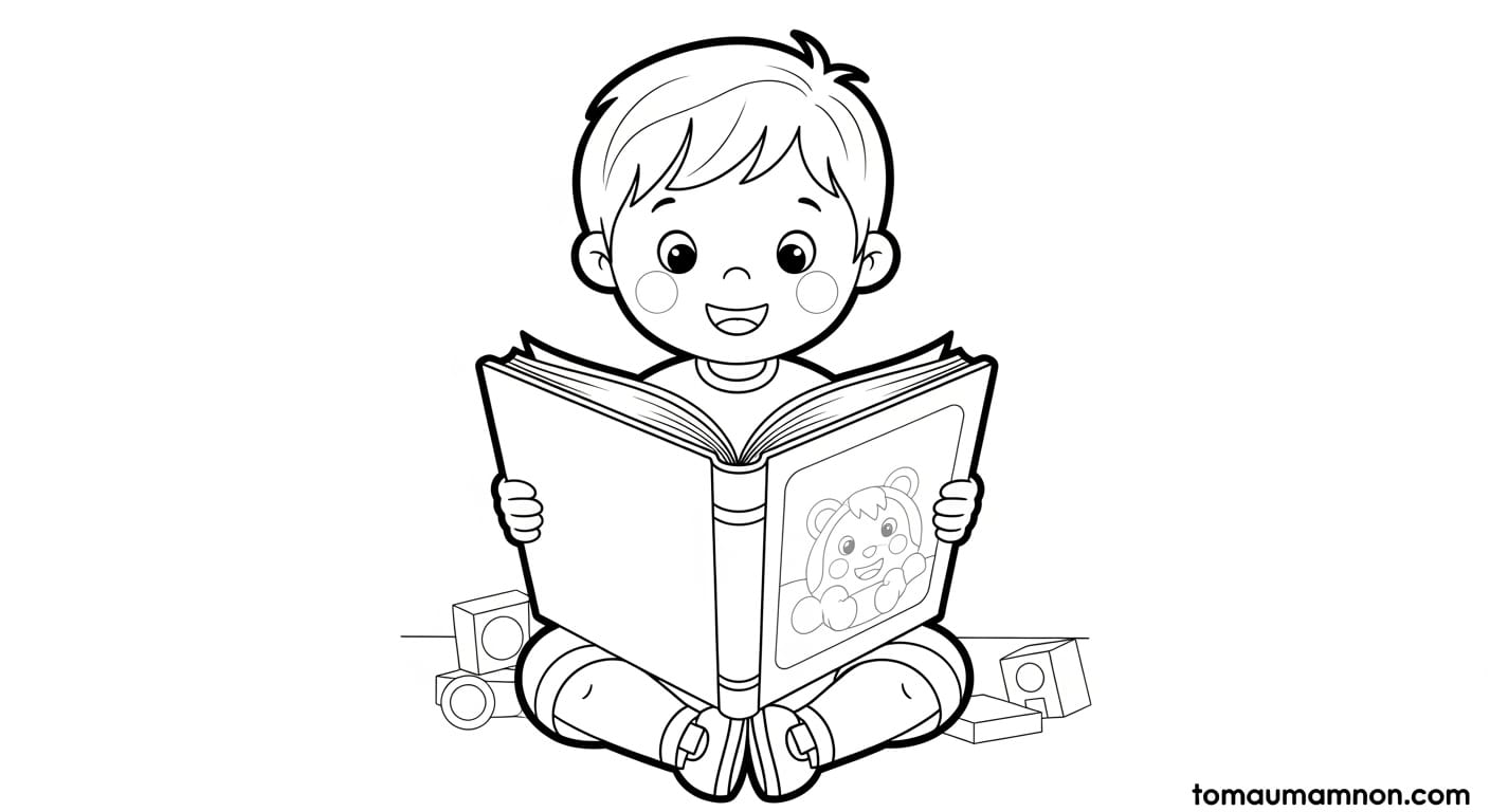 Tô Màu Quyển Sách trẻ tô màu sách