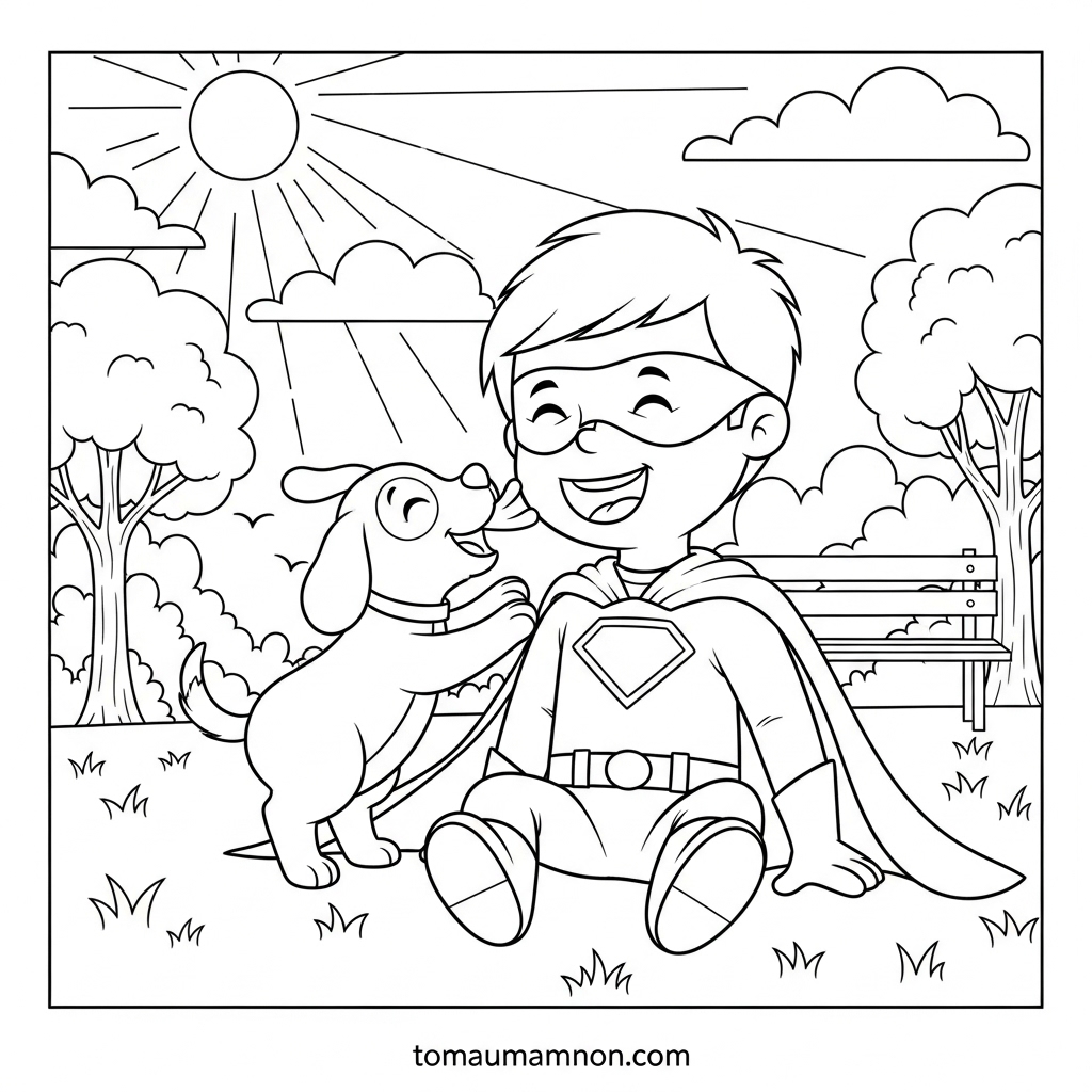 Tải Ngay Tranh Tô Màu Siêu Nhân PDF Miễn Phí Cho Bé Bé tập tô màu siêu nhân và phát triển kỹ năng