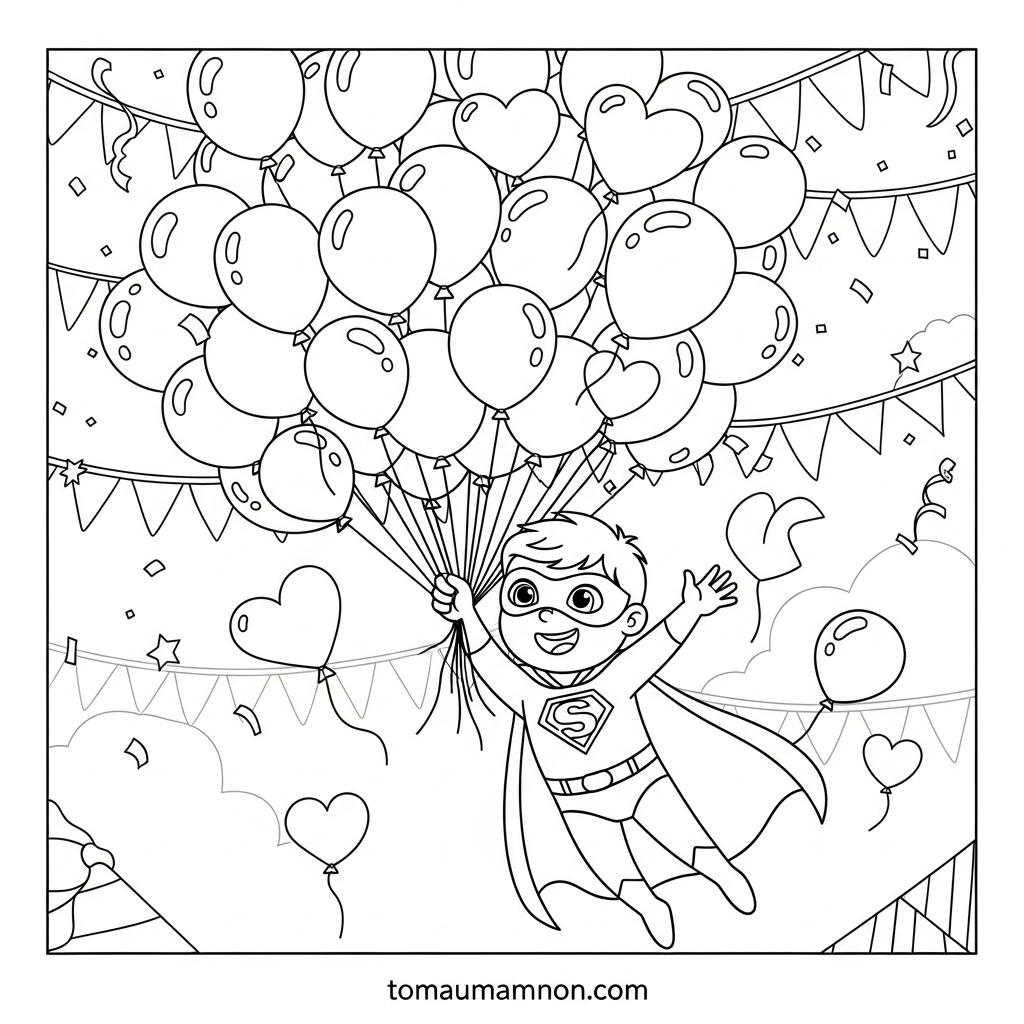 Tải Ngay Tranh Tô Màu Siêu Nhân PDF Miễn Phí Cho Bé Thỏa sức sáng tạo với tranh tô màu siêu nhân
