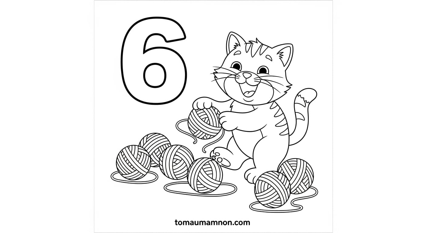 Tô Màu Số 6 số 6 rực rỡ