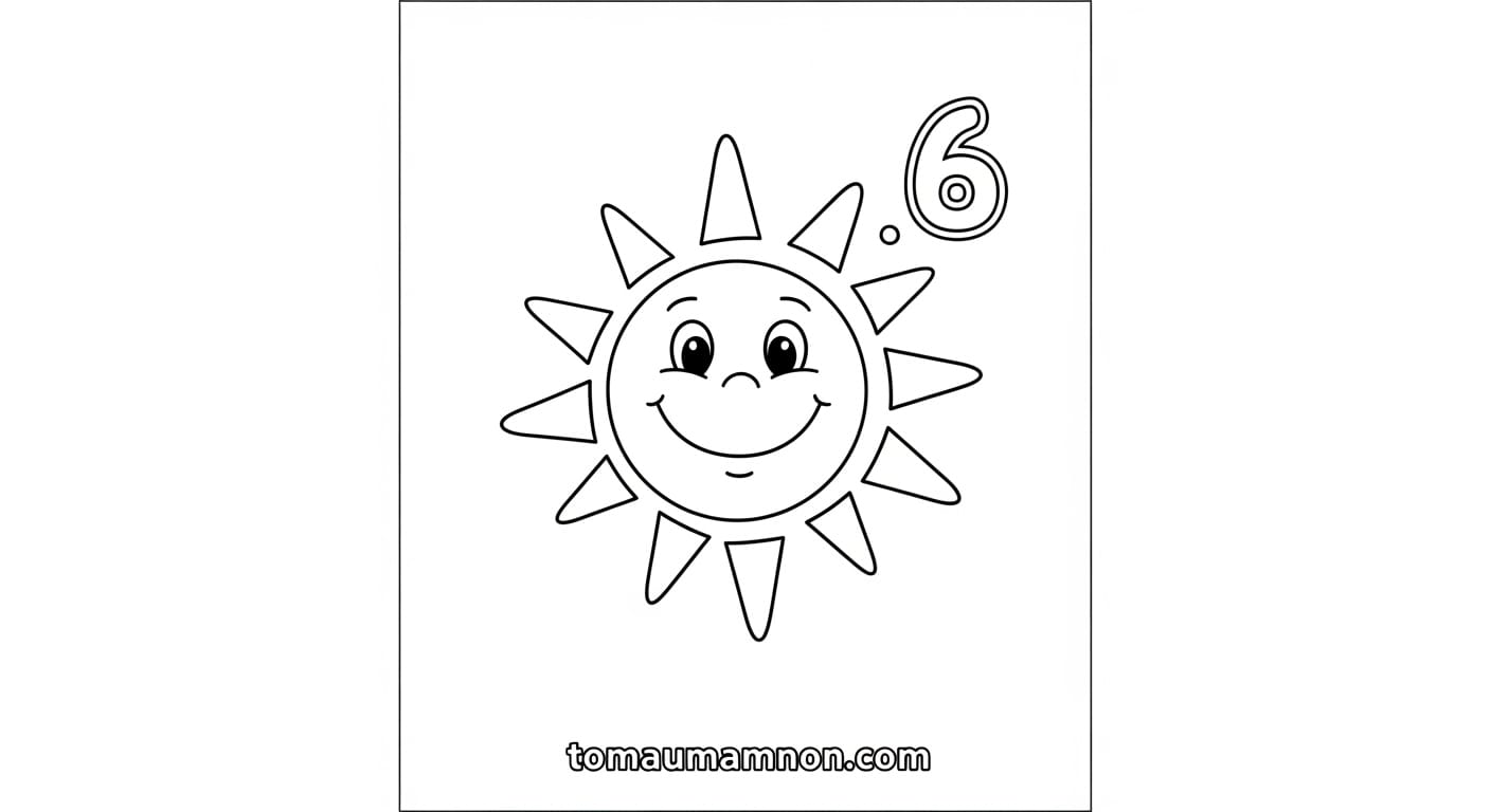 Tô Màu Số 6 số 6 ấn tượng