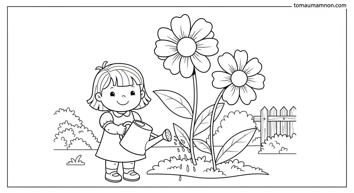 Tô Màu Số Cho Bé học số qua tô màu