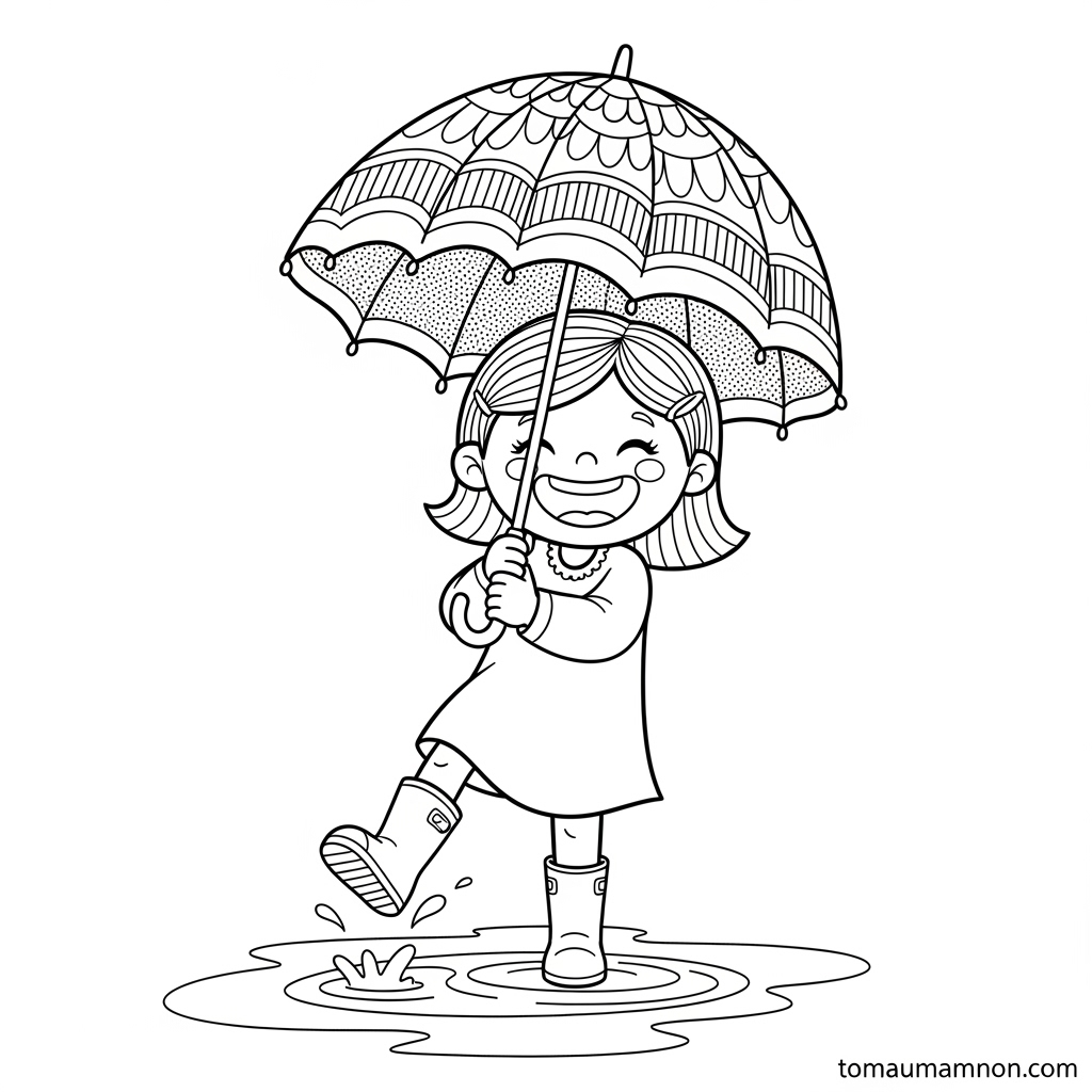 Hướng dẫn tô màu thời trang cho bé